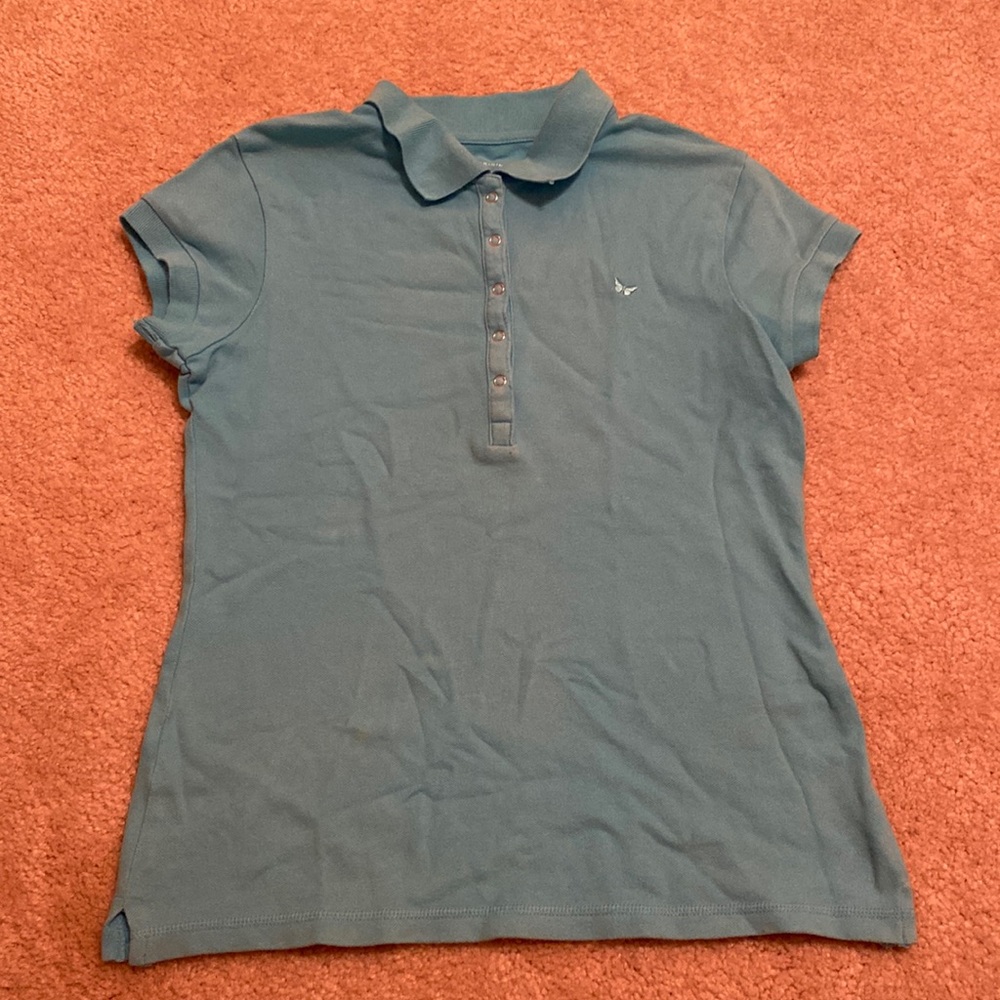 Girls light blue polo